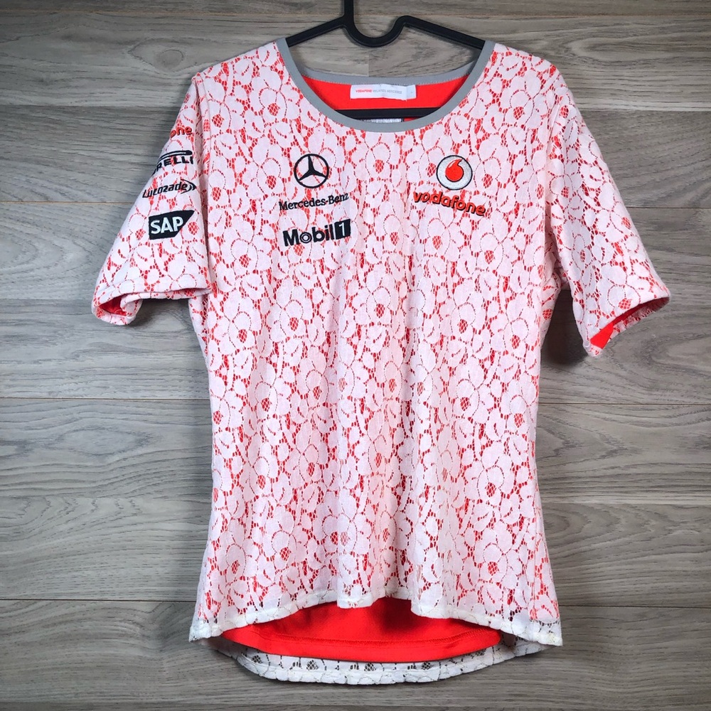 McLaren Mercedes Vintage F1 Lace top